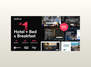 hotel + bed and breakfast booking calendar theme