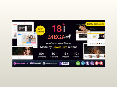 mega shop wp multipurpose elementor woocommerce theme