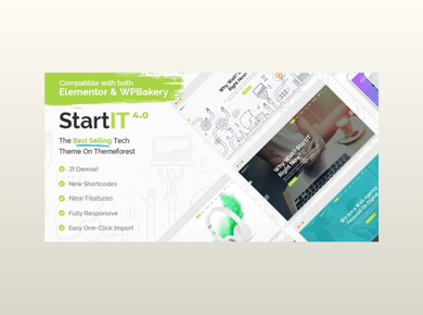 startit startup business wordpress theme