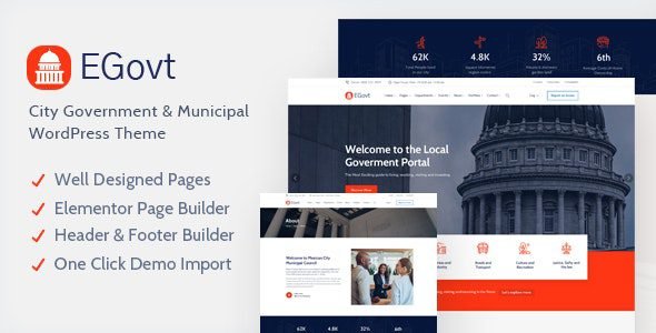 egovt 1 3 2 city government wordpress theme
