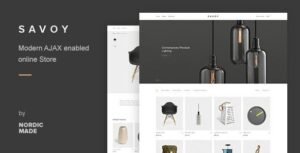 Savoy - Minimalist AJAX WooCommerce Theme 3.1.7