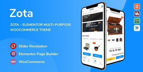 zota – elementor multi purpose woocommerce theme