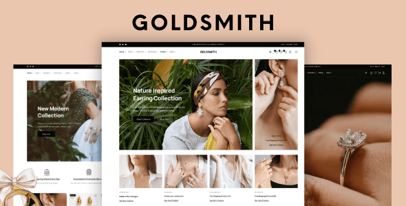 goldsmith 1 3 2 jewelry store woocommerce elementor theme