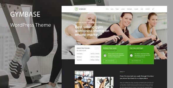 gymbase 15 0 responsive gym fitness wordpress theme