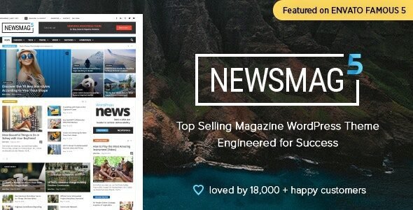 newsmag 5 4 0 newspaper magazine wordpress theme