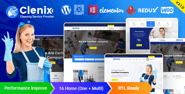 clenix 3 1 0 cleaning services wordpress theme