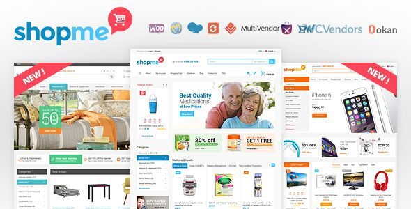 shopme 1 6 4 multi vendor woocommerce wordpress theme