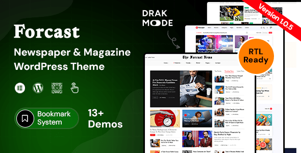 forcast 1 0 5 newspaper magazine theme.png