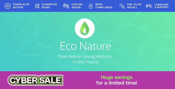 eco nature 2 0 4 environment ecology wordpress theme