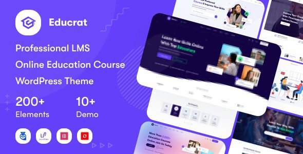 educrat 1 0 11 online course education wordpress theme