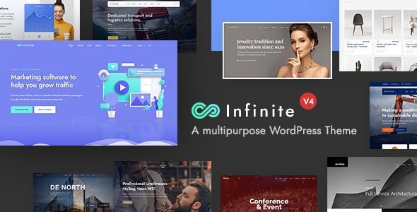 infinite 4 0 4 multipurpose wordpress theme