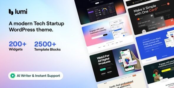 lumi 2 0 10 tech startup wordpress theme