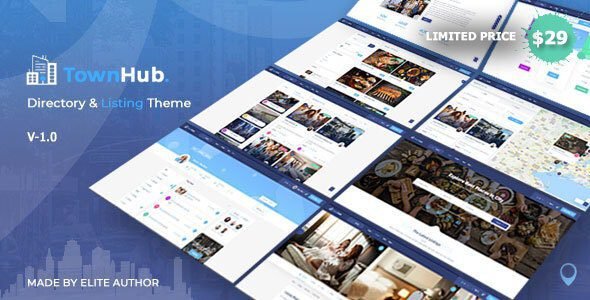 townhub 1 7 6 directory listing wordpress theme